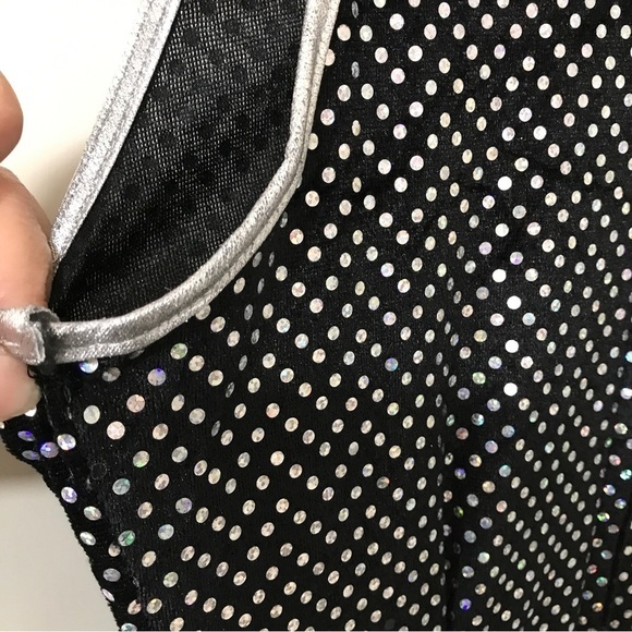 Forum costume womens sequin dance flare pant bodysuit size Small - Picture 5 of 12